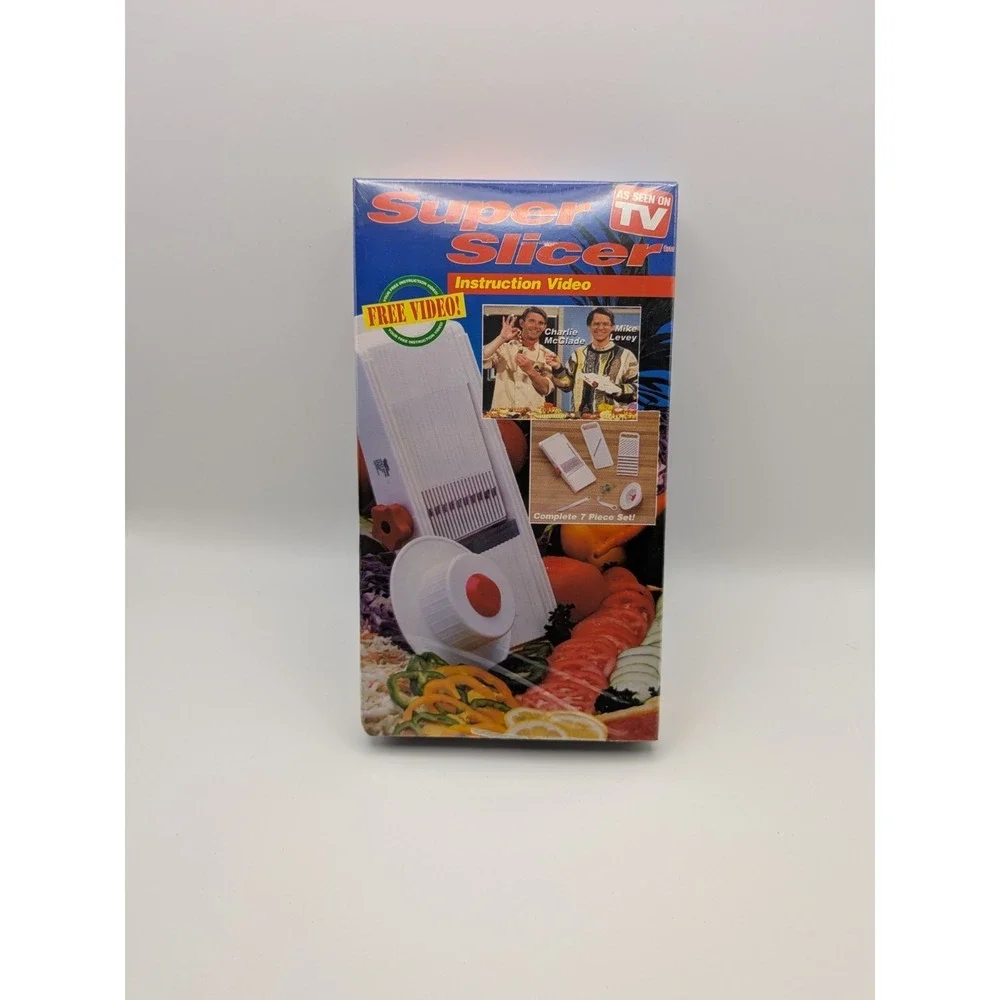 As Seen On TV Super Slicer 7pc Manual Multifunction Slicer Set Fruit Veg 97298